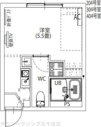 ＢＵＺＺ西新井の物件間取画像